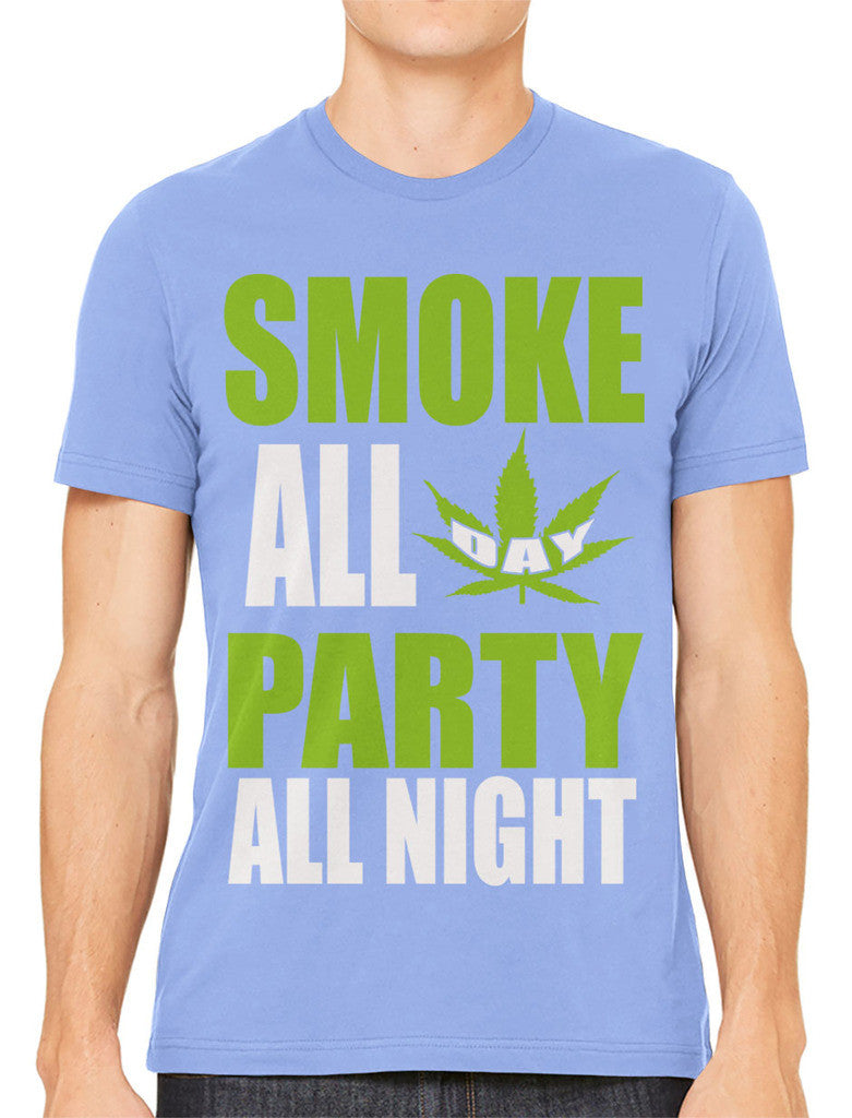 Smoke All Day Party All Night Men's T-shirt