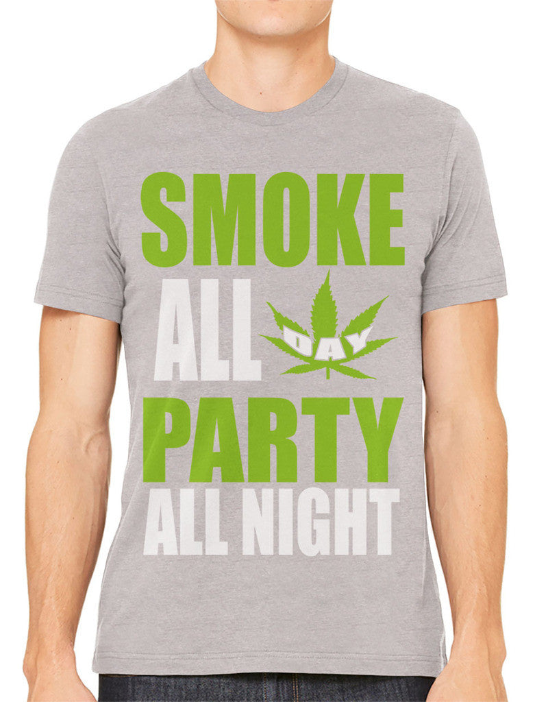 Smoke All Day Party All Night Men's T-shirt