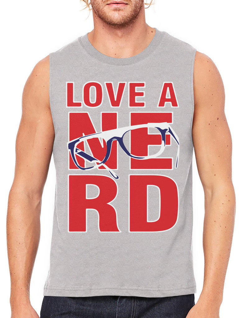 Love A Nerd Men's Sleeveless T-Shirt