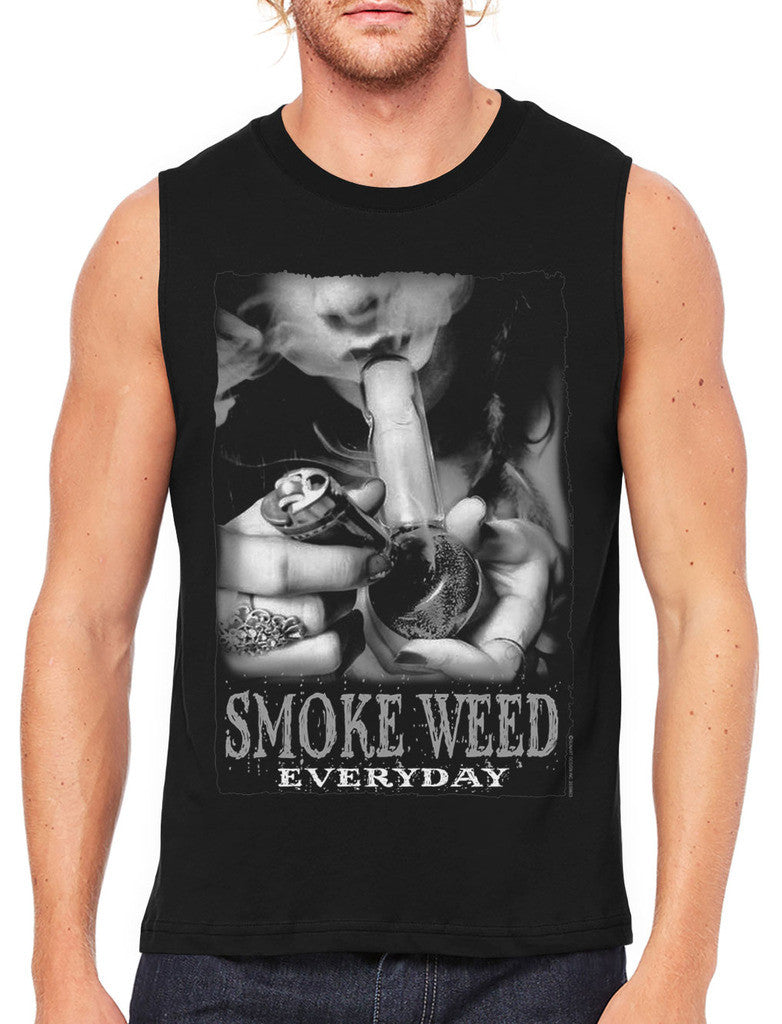 Smoke Weed Everyday Men's Sleeveless T-Shirt
