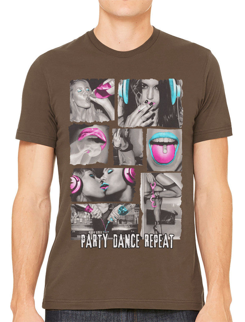 Party Dance Repeat Men's T-shirt