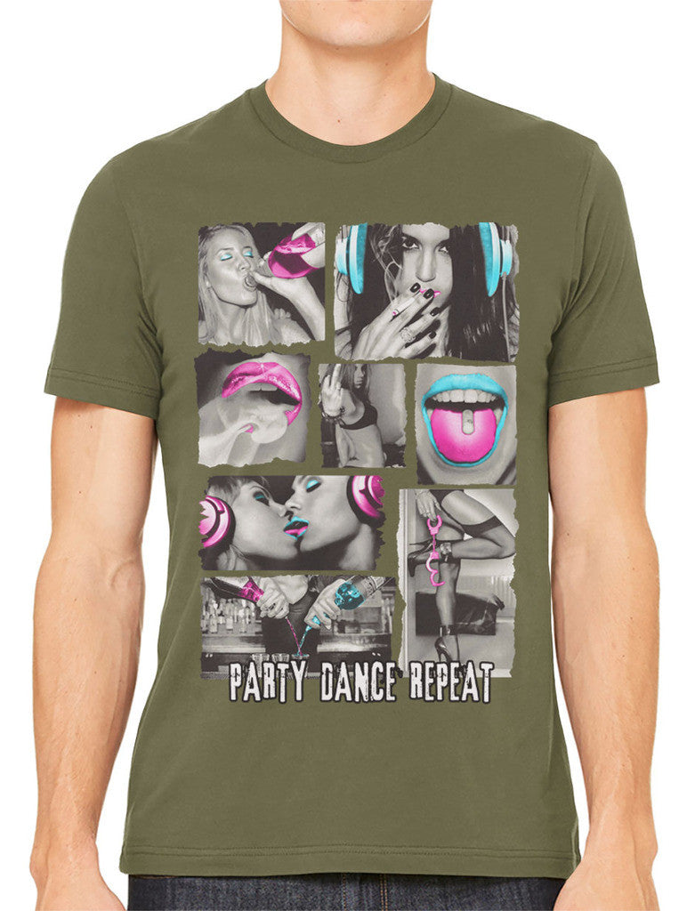 Party Dance Repeat Men's T-shirt