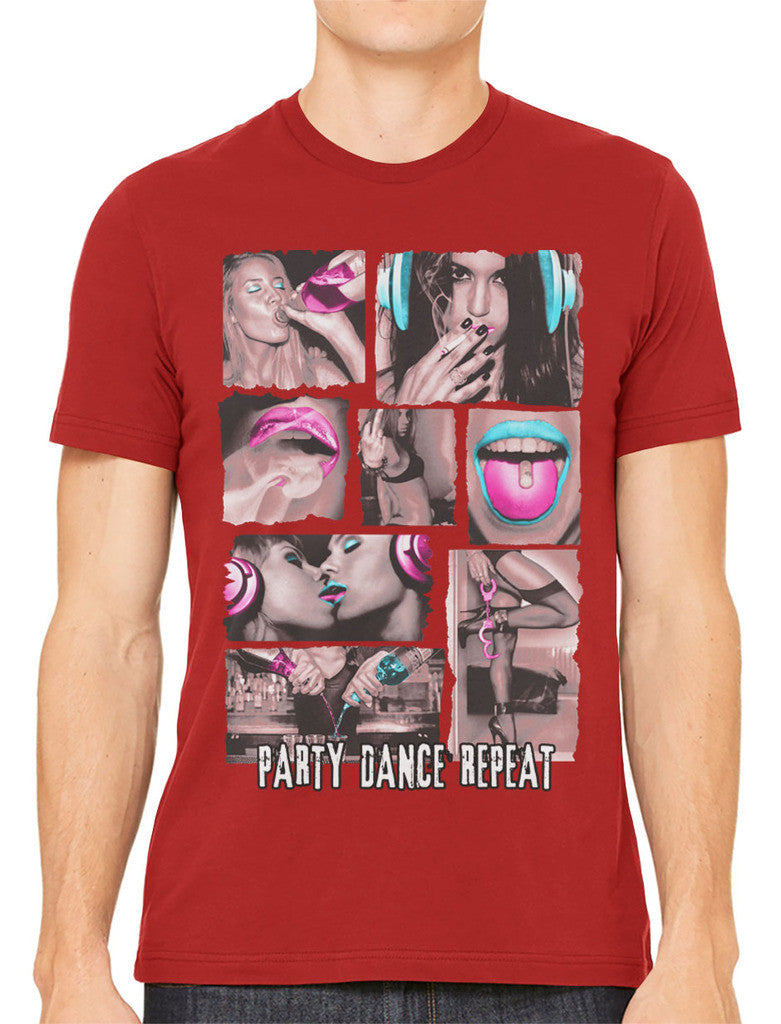 Party Dance Repeat Men's T-shirt