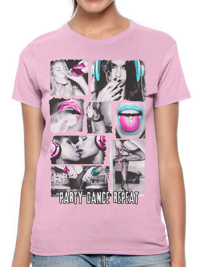 Party Dance Repeat Women's T-shirt