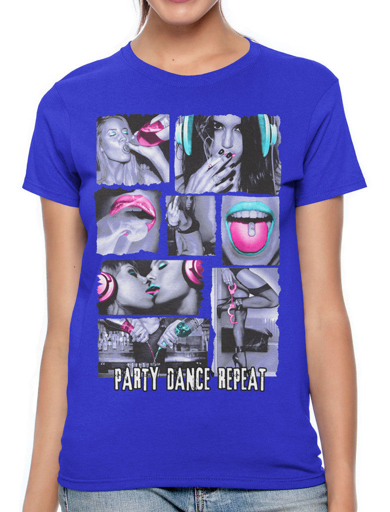 Party Dance Repeat Women's T-shirt