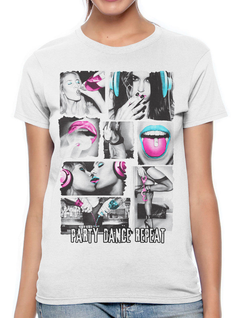 Party Dance Repeat Women's T-shirt