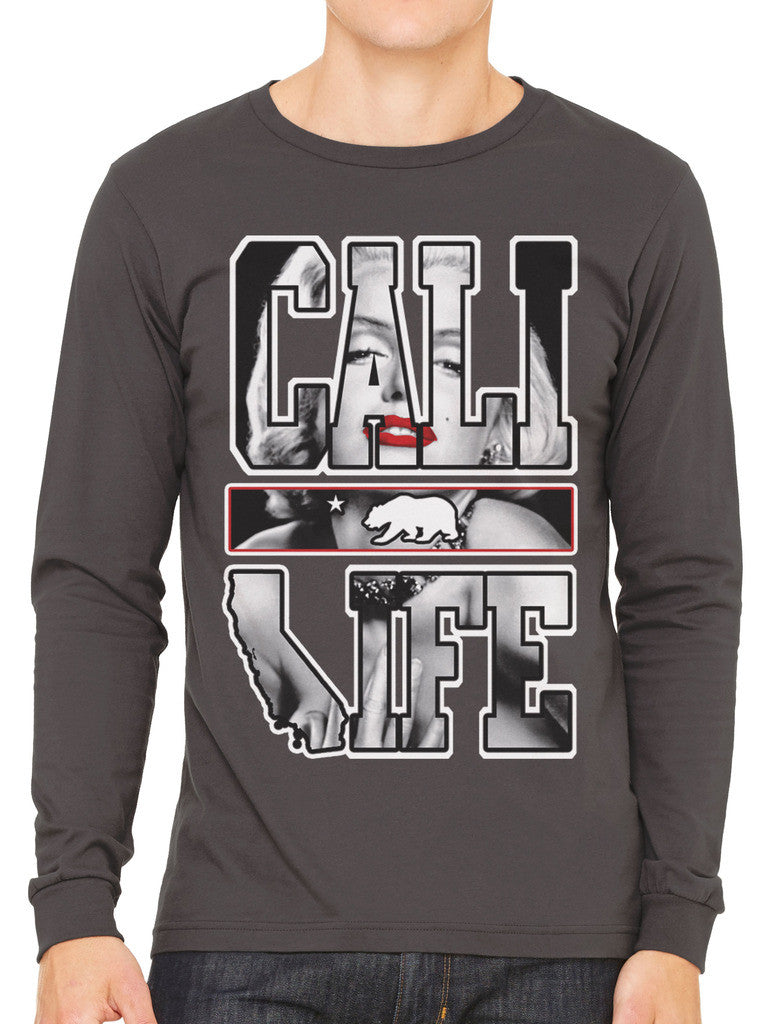 Marilyn Monroe Cali Life Men's Long Sleeve T-shirt