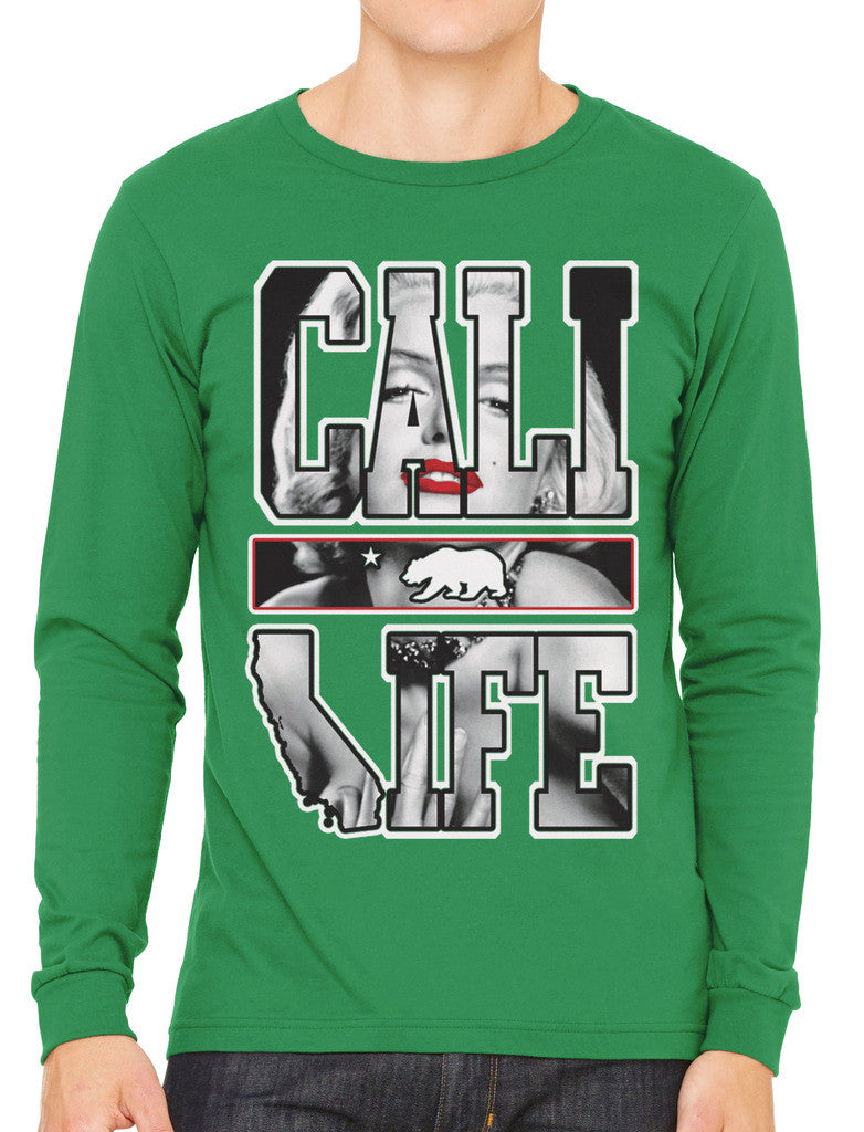 Marilyn Monroe Cali Life Men's Long Sleeve T-shirt