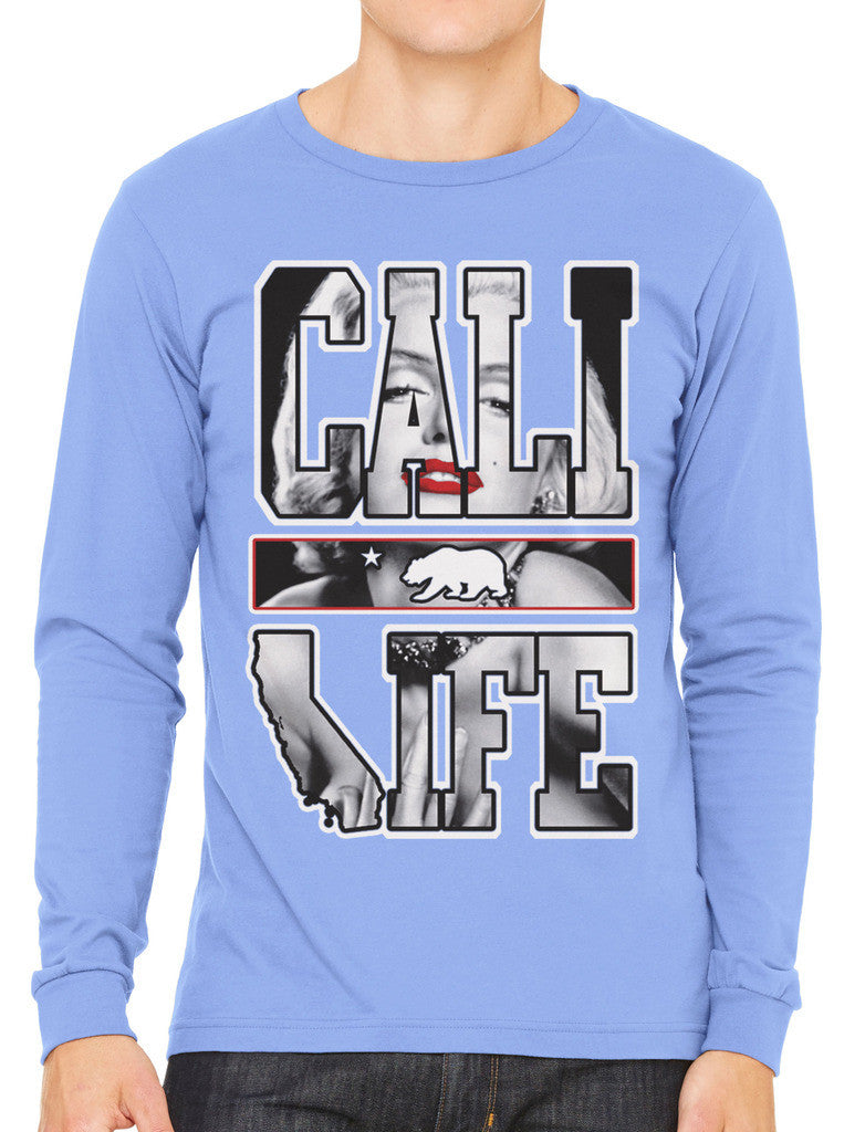Marilyn Monroe Cali Life Men's Long Sleeve T-shirt