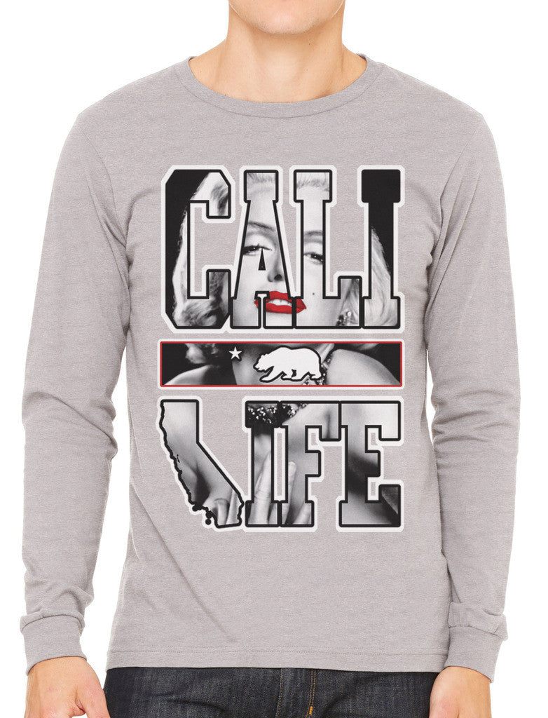 Marilyn Monroe Cali Life Men's Long Sleeve T-shirt