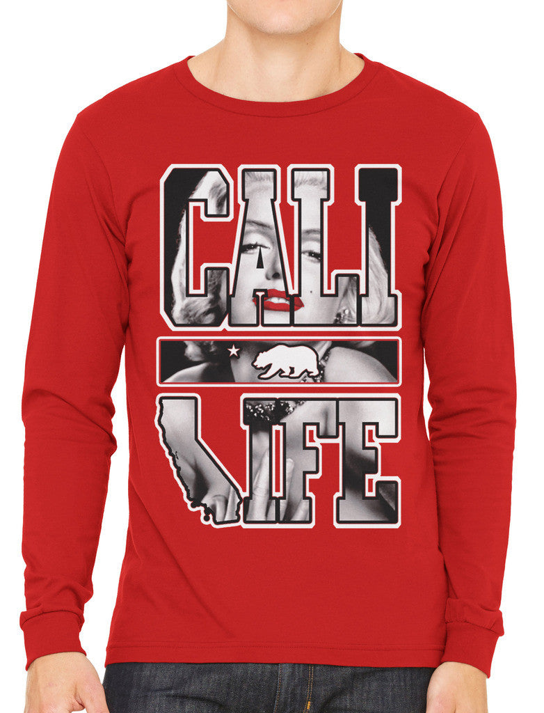 Marilyn Monroe Cali Life Men's Long Sleeve T-shirt