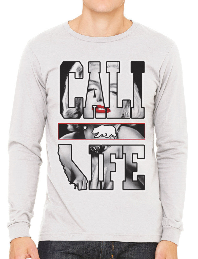 Marilyn Monroe Cali Life Men's Long Sleeve T-shirt