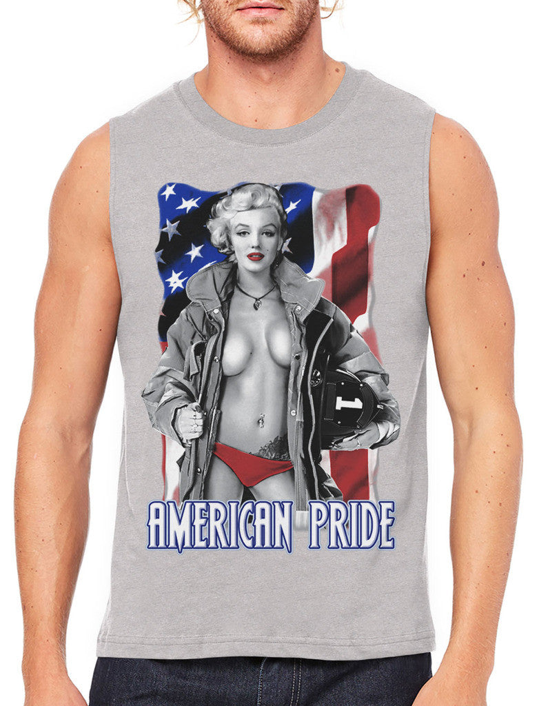 American Pride Marilyn Monroe Men's Sleeveless T-Shirt