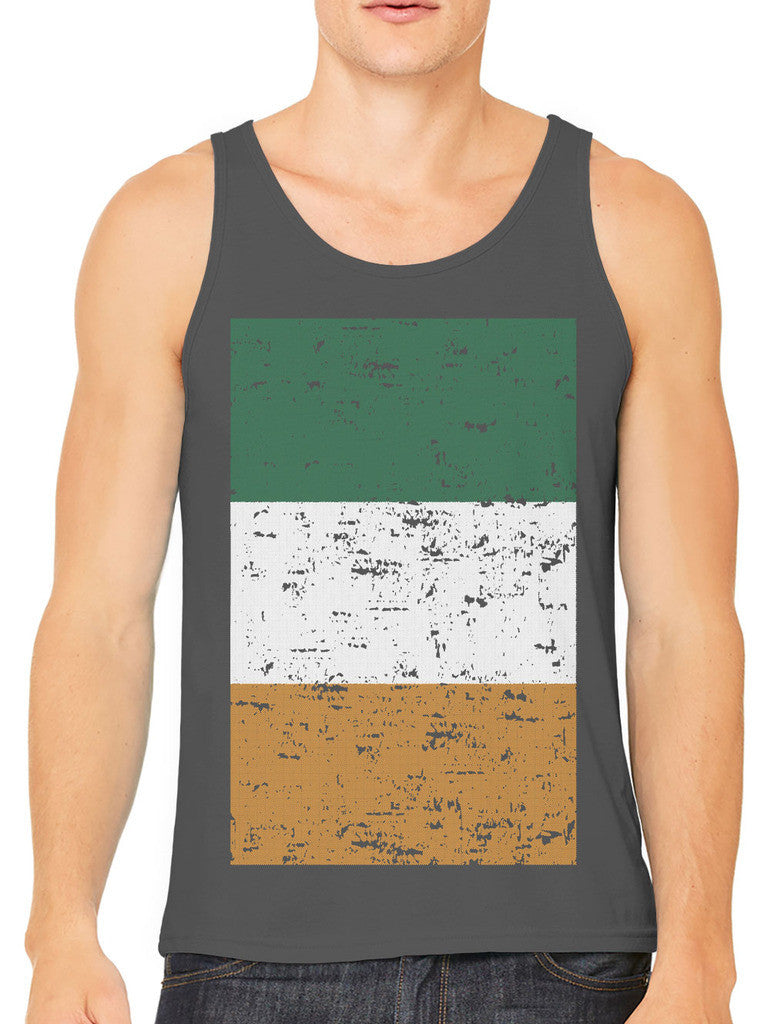 Big Faded Ireland Flag Men's Tank Top