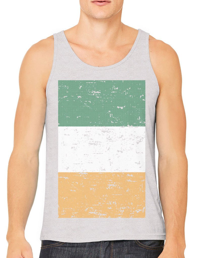 Big Faded Ireland Flag Men's Tank Top
