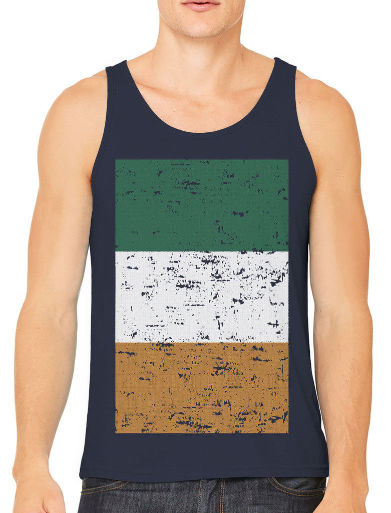 Big Faded Ireland Flag Men's Tank Top