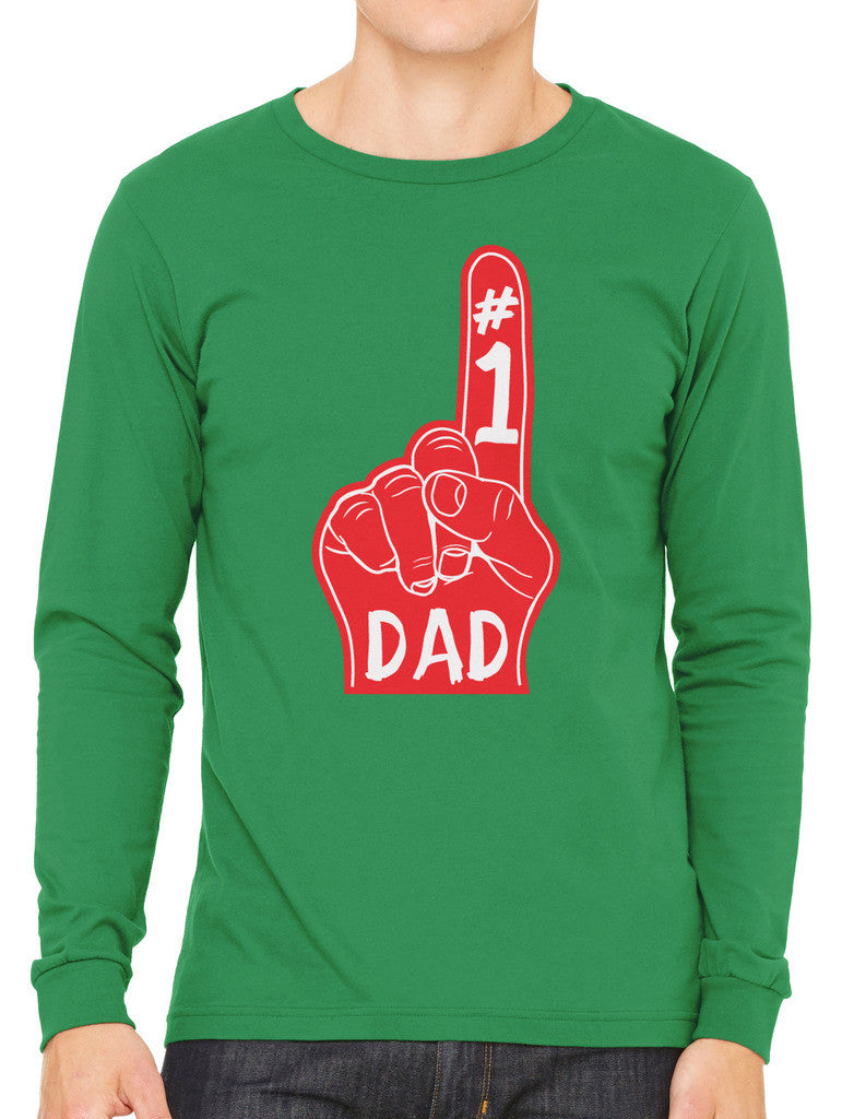 Number 1 Dad Men's Long Sleeve T-shirt