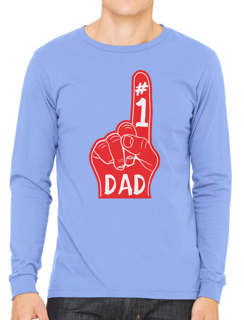 Number 1 Dad Men's Long Sleeve T-shirt