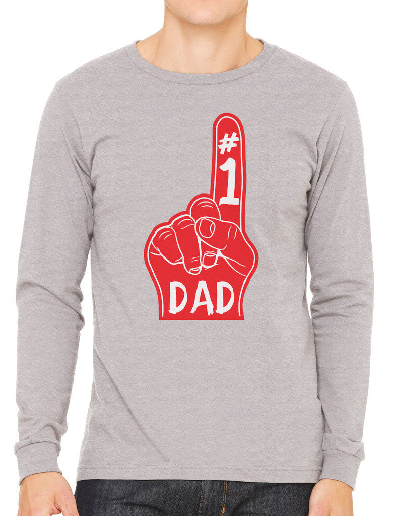 Number 1 Dad Men's Long Sleeve T-shirt