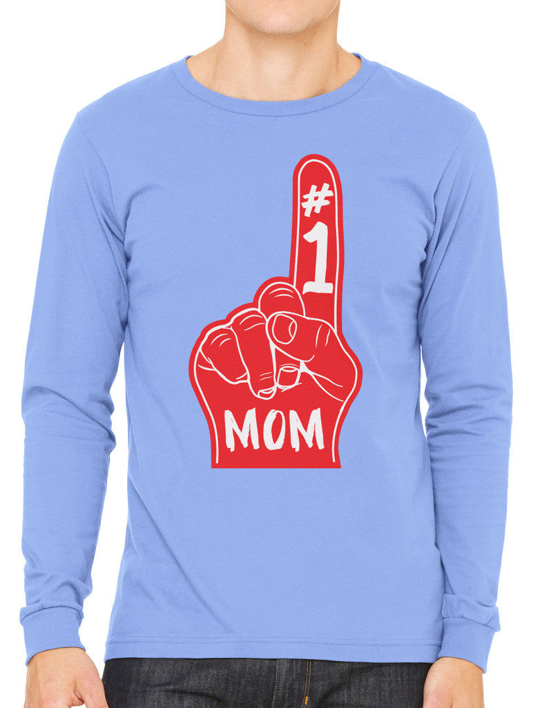 Number 1 Mom Men's Long Sleeve T-shirt