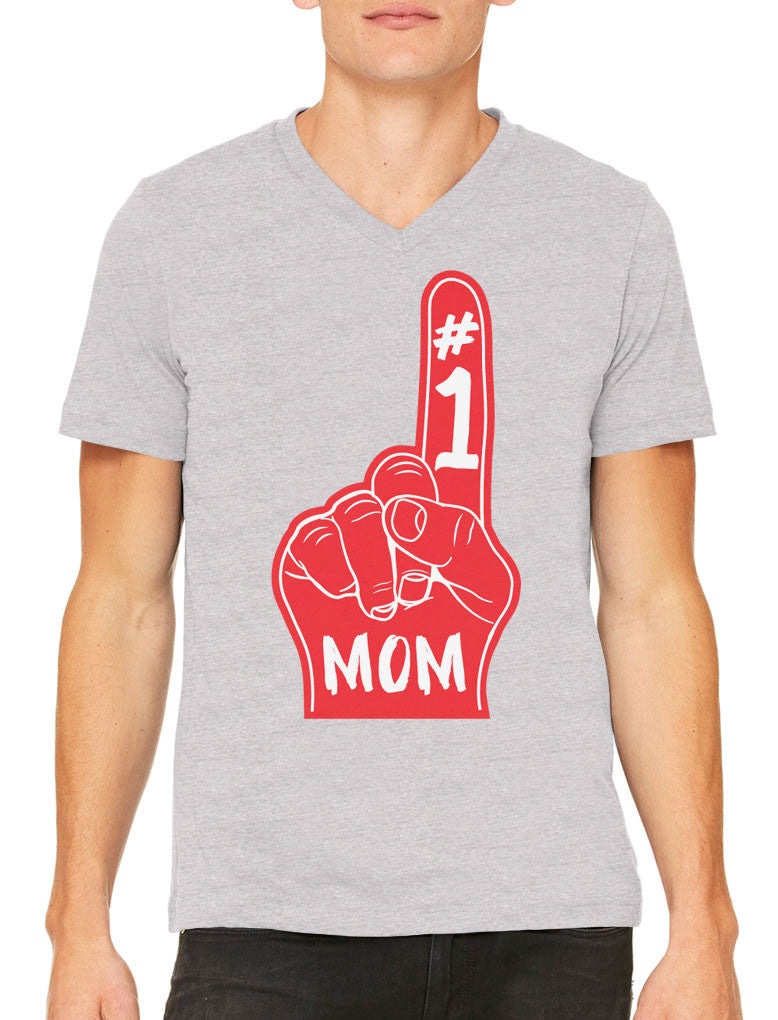 Number 1 Mom Men's V-neck T-shirt