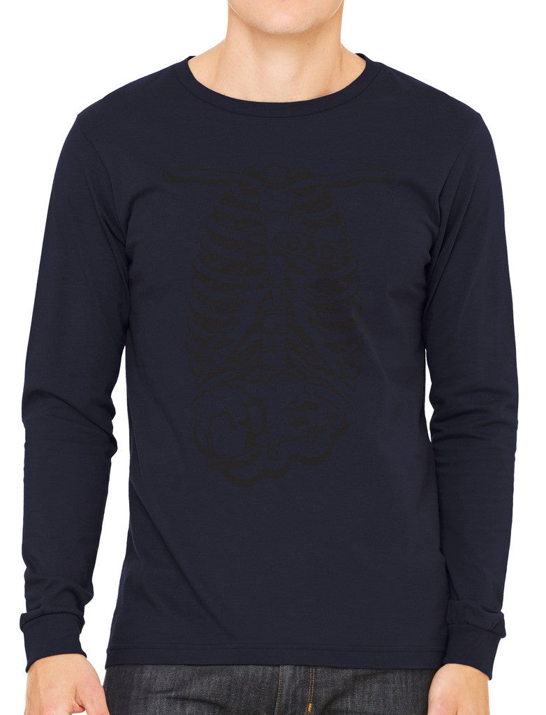 Skeleton Dad Men's Long Sleeve T-shirt
