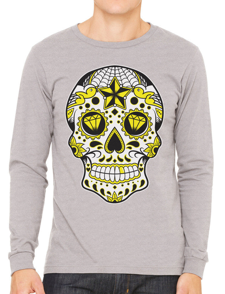 Dia De Los Muertos Sugar Skull Men's Long Sleeve T-shirt