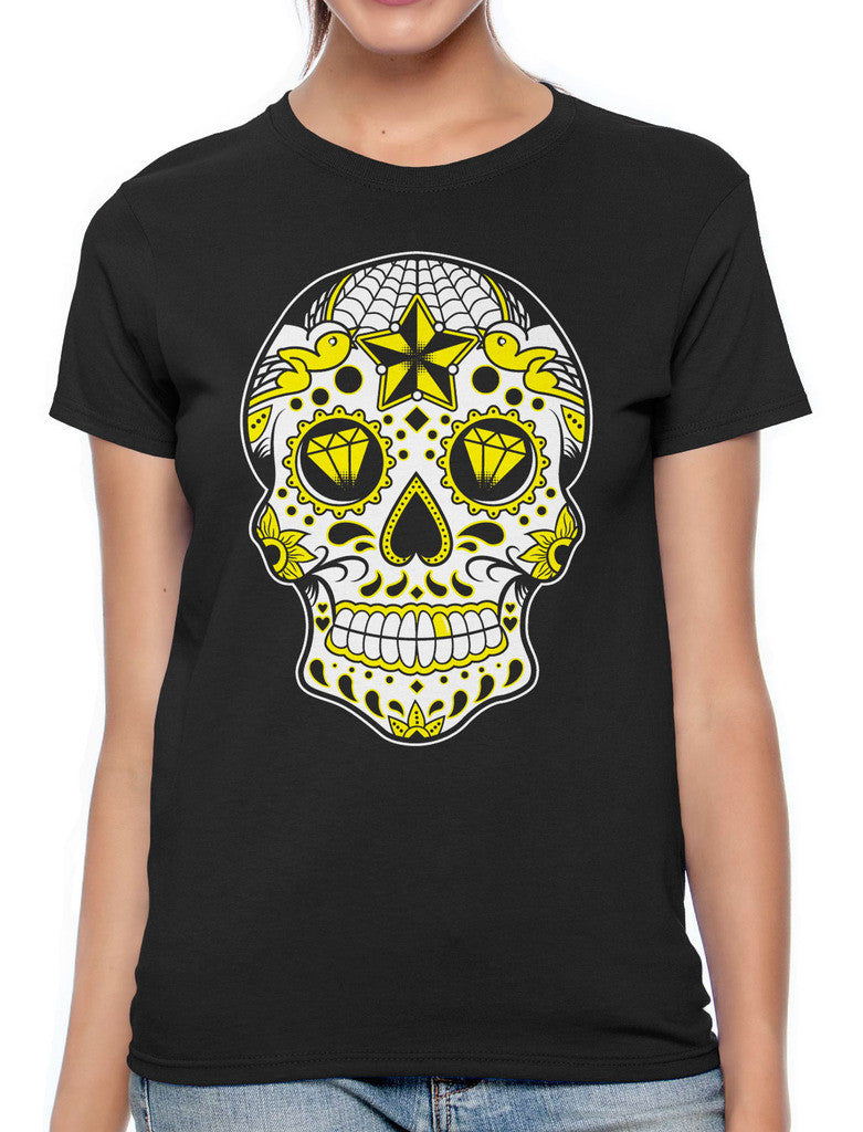 Dia De Los Muertos Sugar Skull Women's T-shirt
