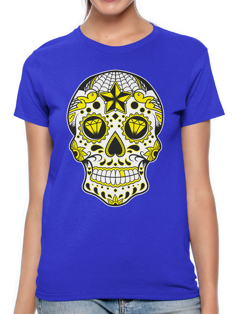 Dia De Los Muertos Sugar Skull Women's T-shirt