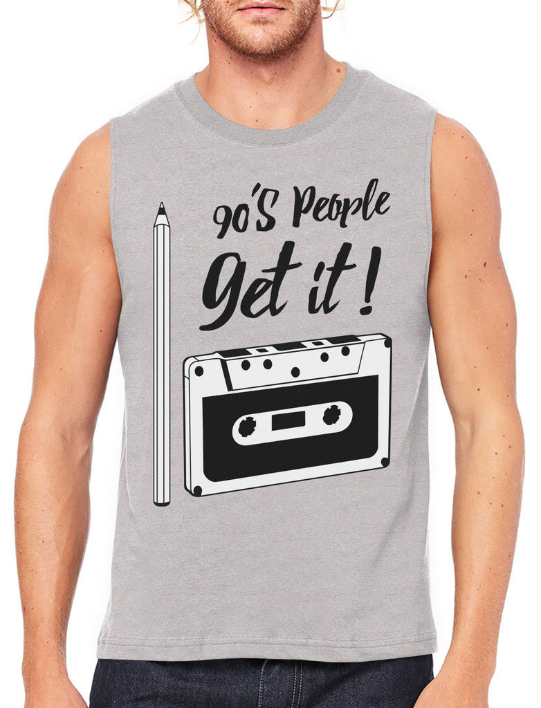 90's People Get It Cassette Tape Men's Sleeveless T-Shirt