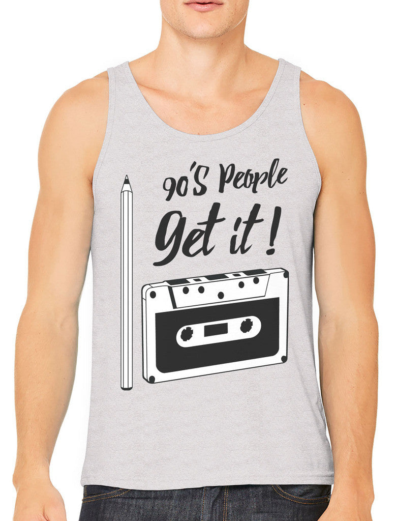 90's People Get It Cassette Tape Men's Tank Top