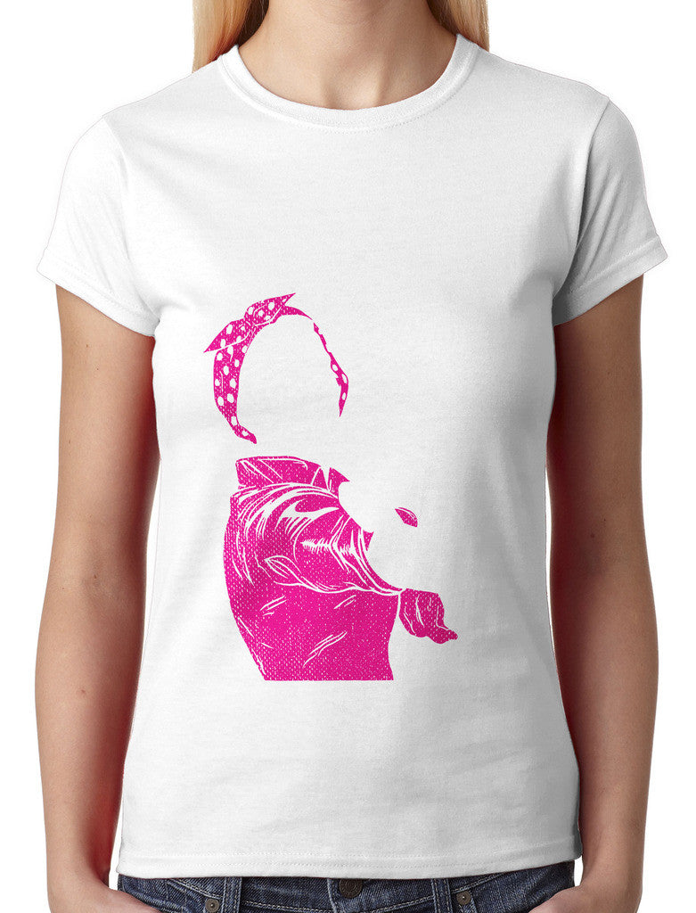 Cancer Picked The Wrong Bitch Junior Ladies T-shirt