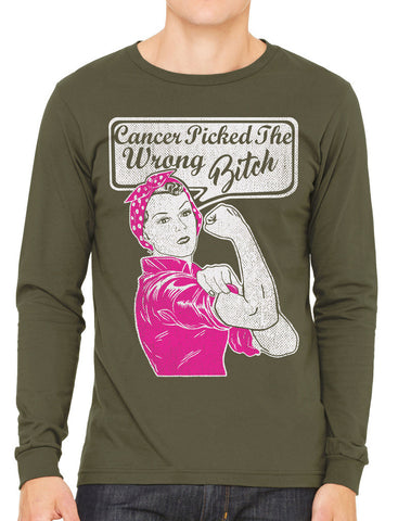 Gangster Marilyn Monroe Men's Long Sleeve T-shirt