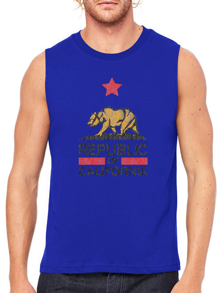 Republic Of California Men's Sleeveless T-Shirt