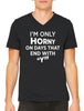 I'm Only Horny On Days That End In Y Men's V-neck T-shirt