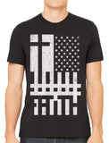 Faith Cross American Flag Men's T-shirt
