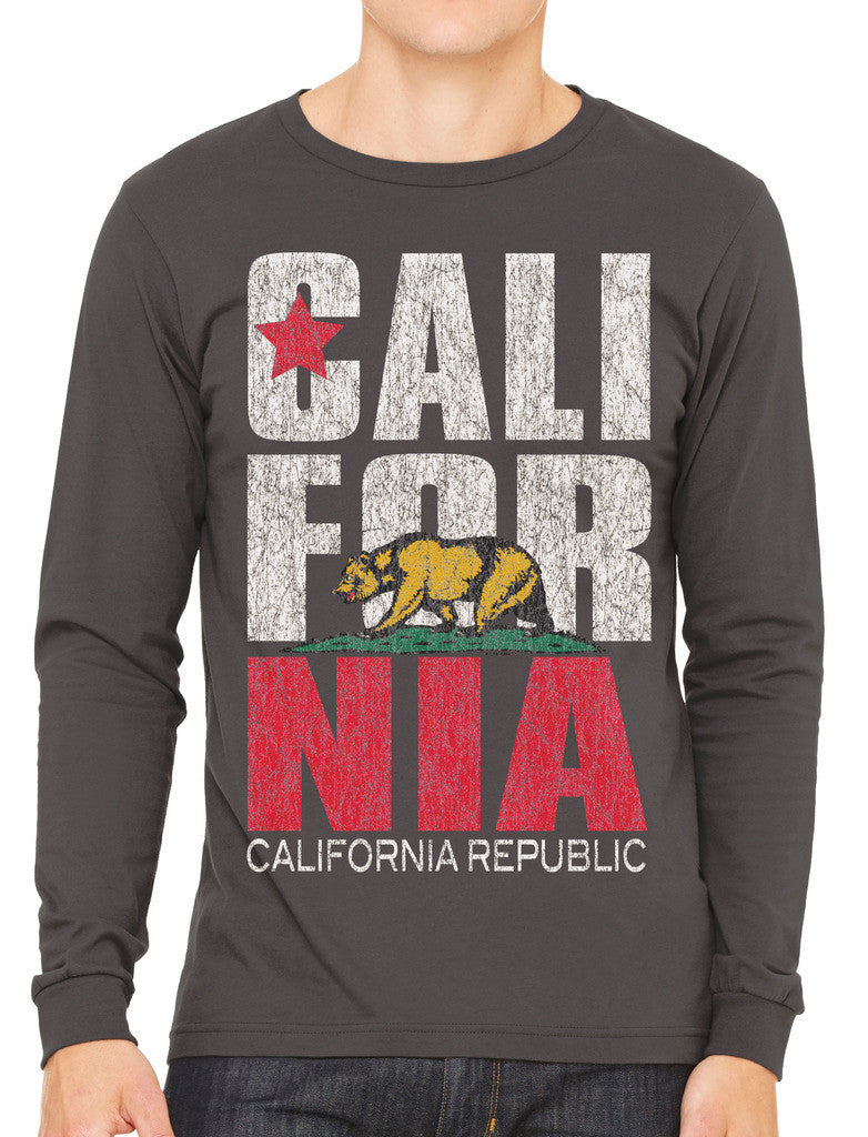 Cali For Nia California Republic Men's Long Sleeve T-shirt