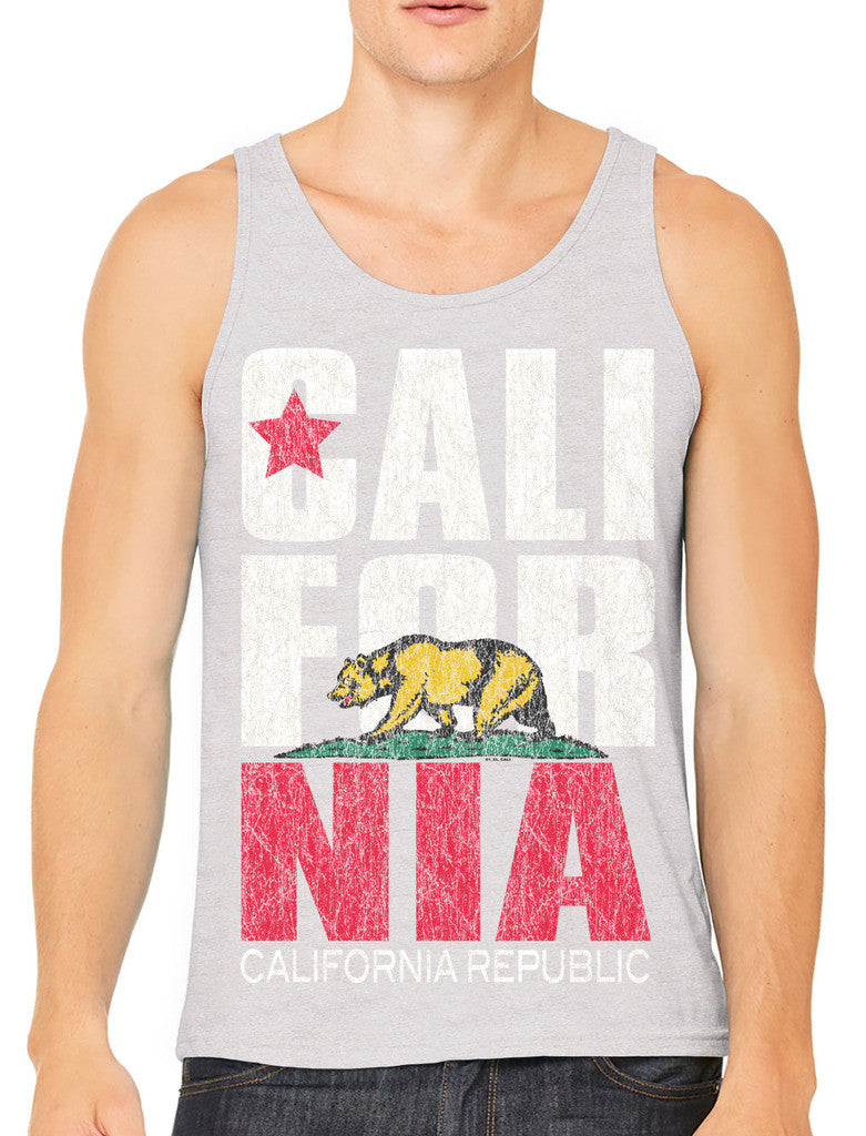 Cali For Nia California Republic Men's Tank Top