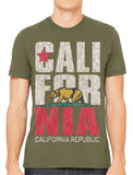 Cali For Nia California Republic Men's T-shirt