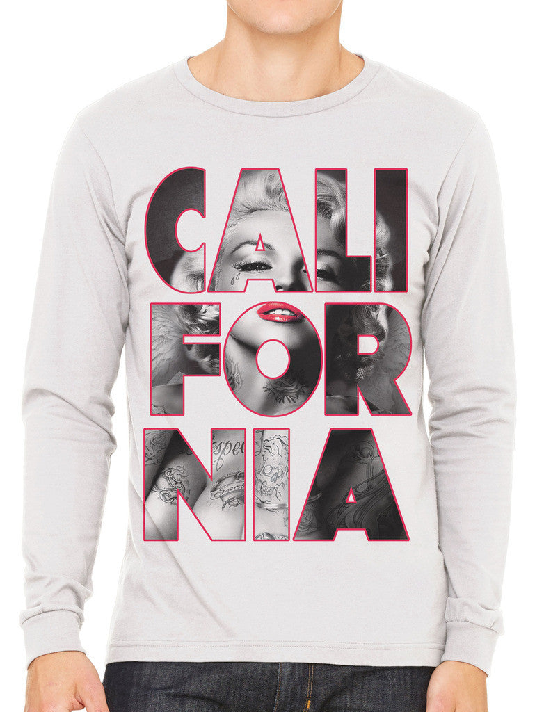Marilyn Monroe Cali For Nia California Men's Long Sleeve T-shirt