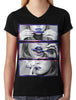 Galaxy Women Blunt Junior Ladies V-neck T-shirt