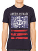 American Made Faded Anchor Flag Men's T-shirt