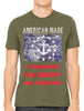 American Made Faded Anchor Flag Men's T-shirt