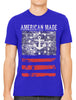 American Made Faded Anchor Flag Men's T-shirt