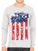 Faded American Heritage Flag Men's Long Sleeve T-shirt