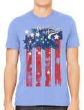 Faded American Heritage Flag Men's T-shirt