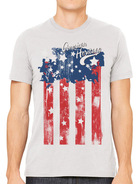 Faded American Heritage Flag Men's T-shirt