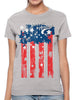 Faded American Heritage Flag Women's T-shirt