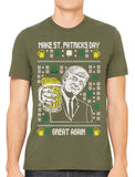 Digital Trump Make St Patricks Day Great Again Men's T-shirt