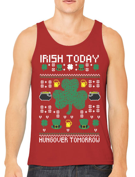 Digital Irish Today Hungover Tomorrow Men's Tank Top